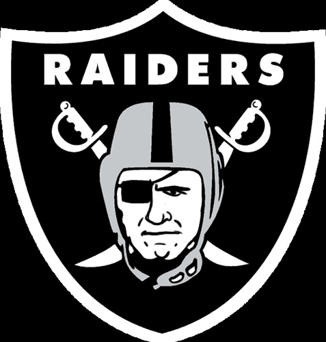Oakland Raiders Manning Face Logo fabric transfer